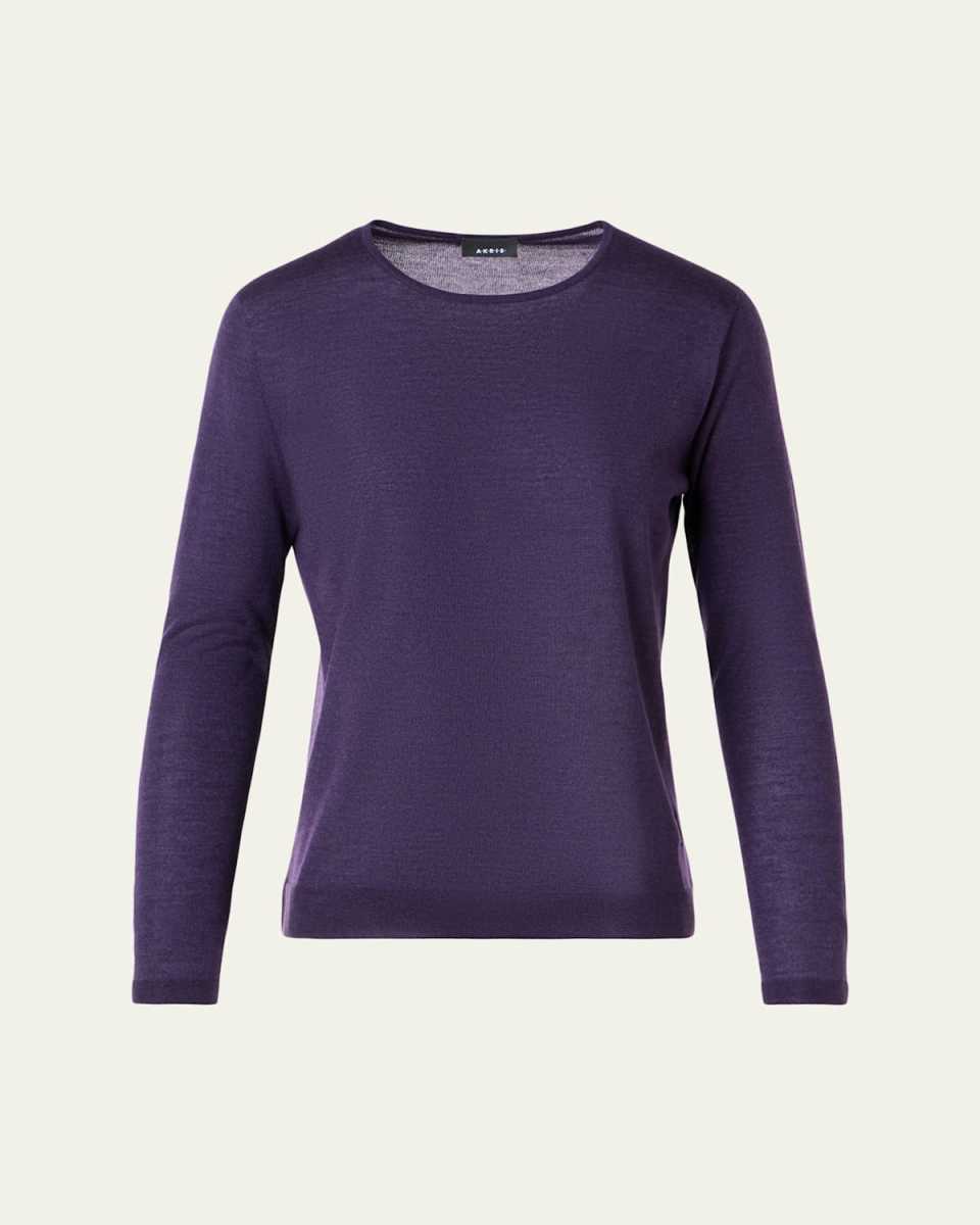 Wool-Blend Crewneck Sweater